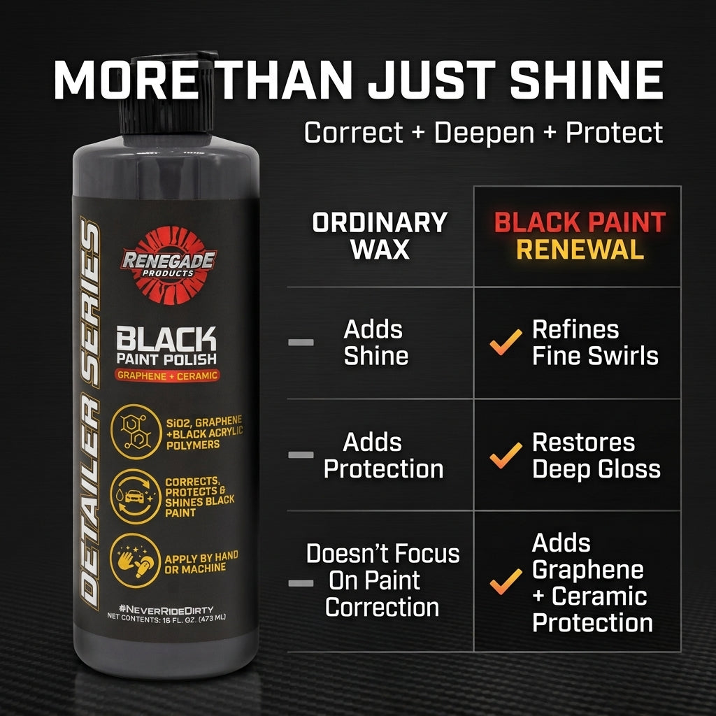 Bring Back That Deep, Mirror-Black Finish