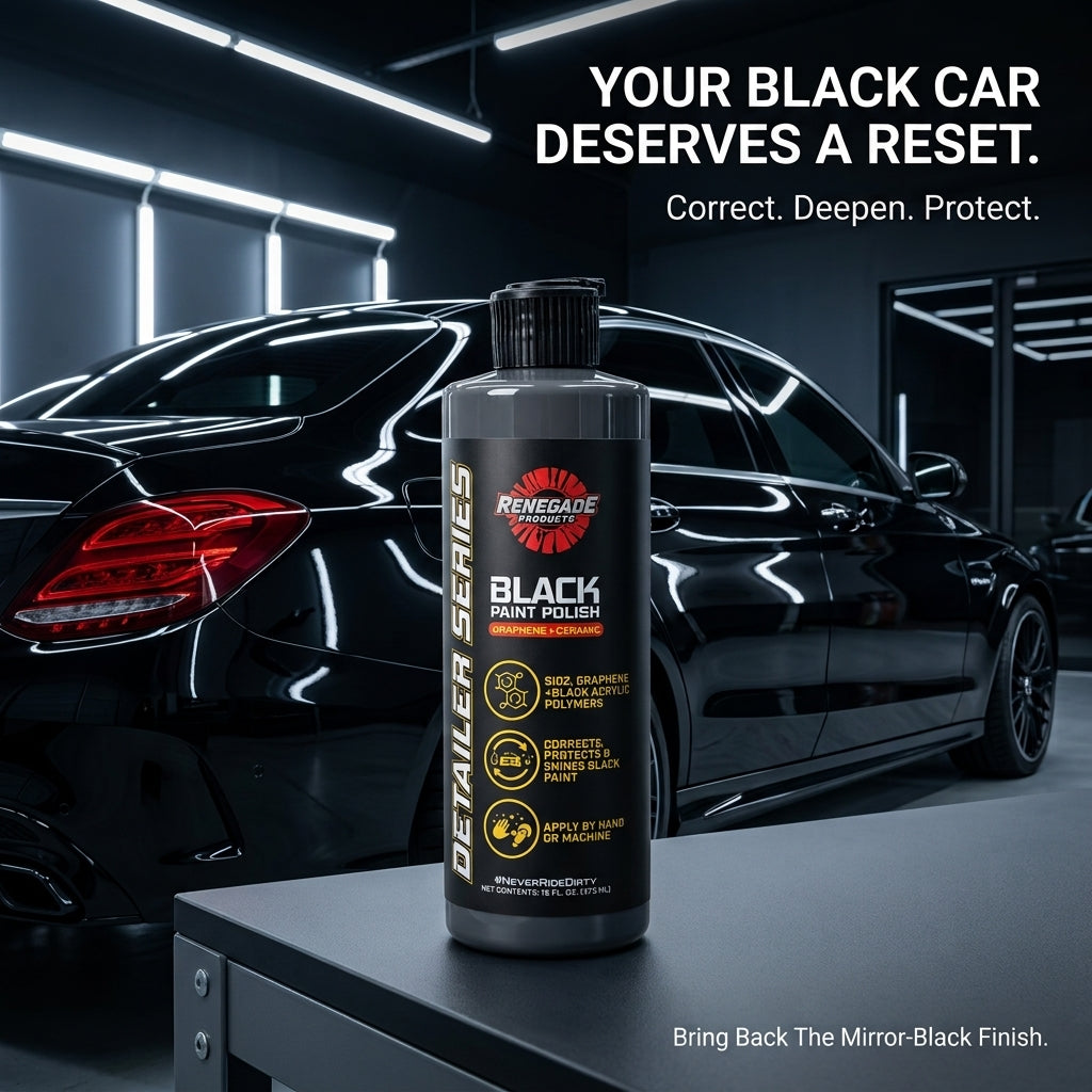Bring Back That Deep, Mirror-Black Finish