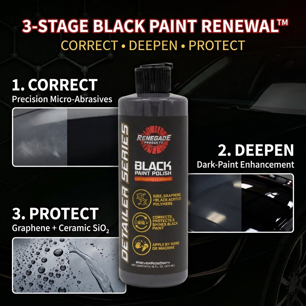 Bring Back That Deep, Mirror-Black Finish