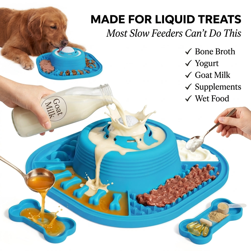 PawLove™ Dynamic Lick-Control Slow Feeder Bowl