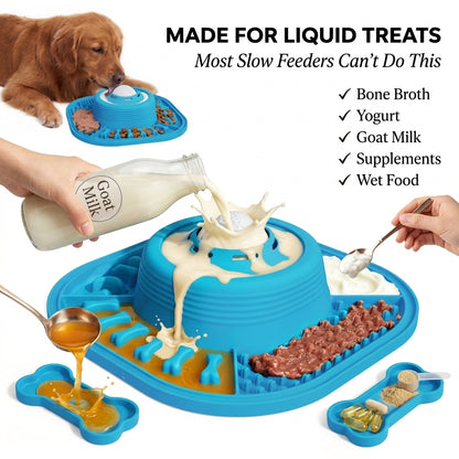 PawLove™ Dynamic Lick-Control Slow Feeder Bowl