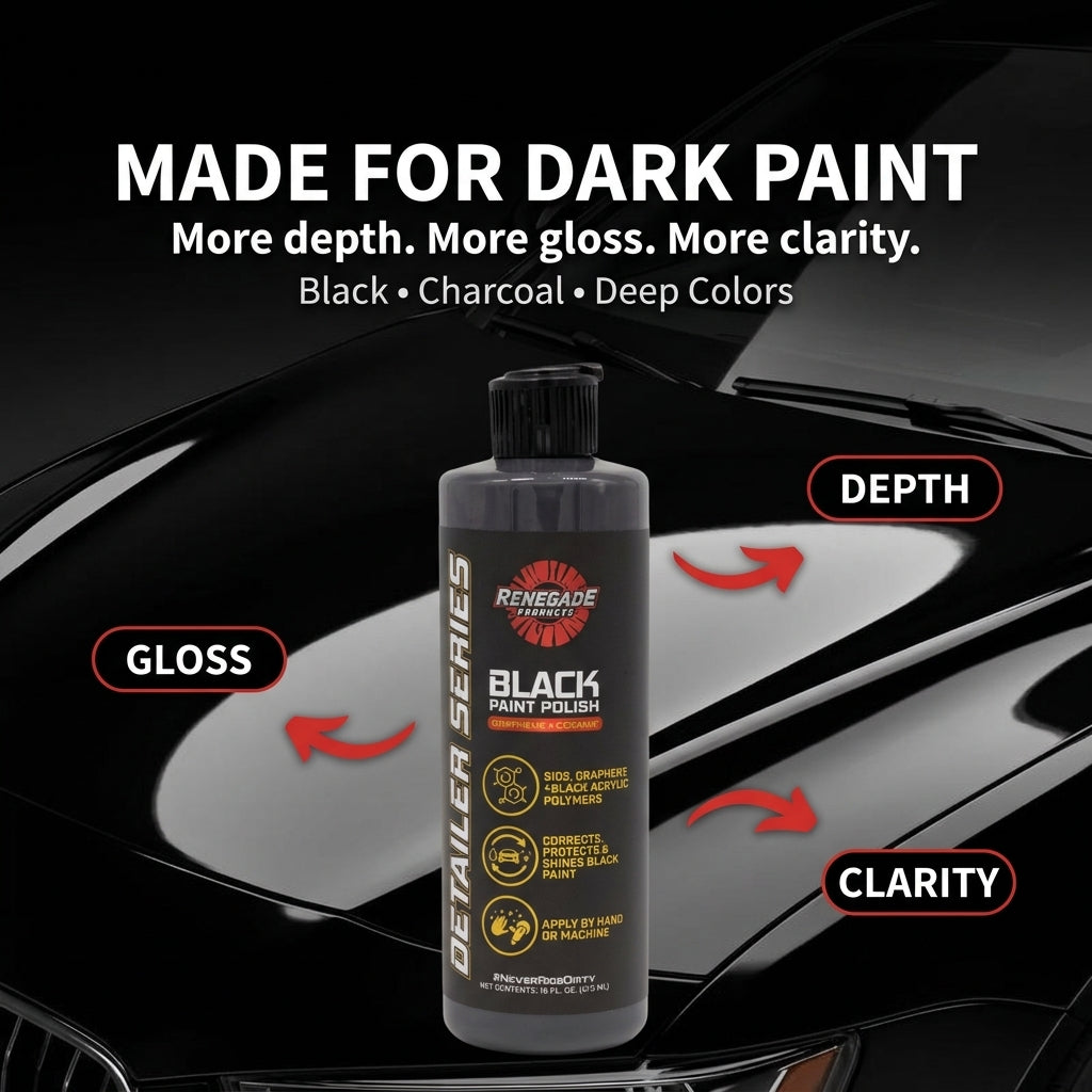 Bring Back That Deep, Mirror-Black Finish