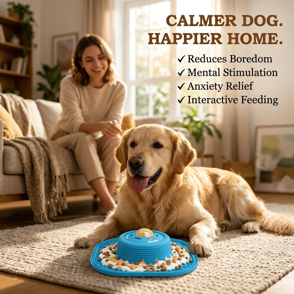PawLove™ Dynamic Lick-Control Slow Feeder Bowl