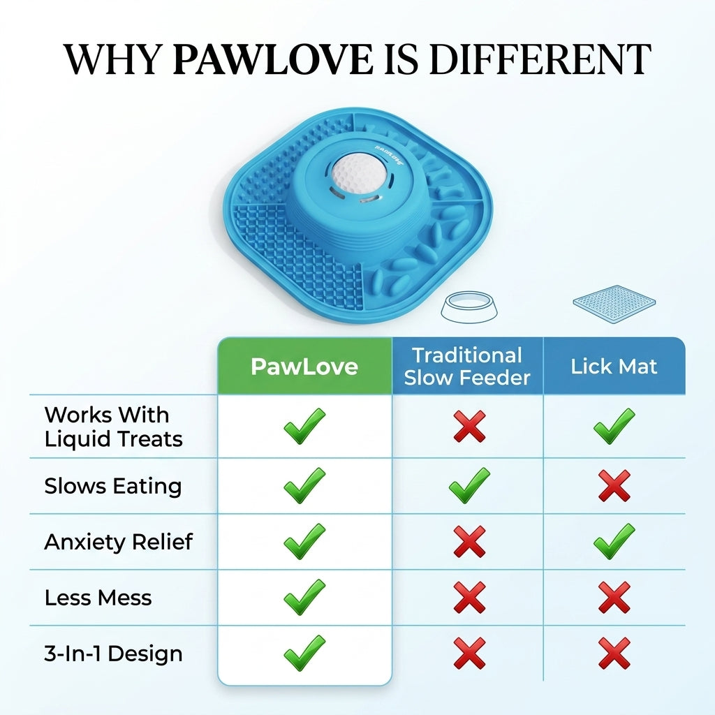 PawLove™ Dynamic Lick-Control Slow Feeder Bowl
