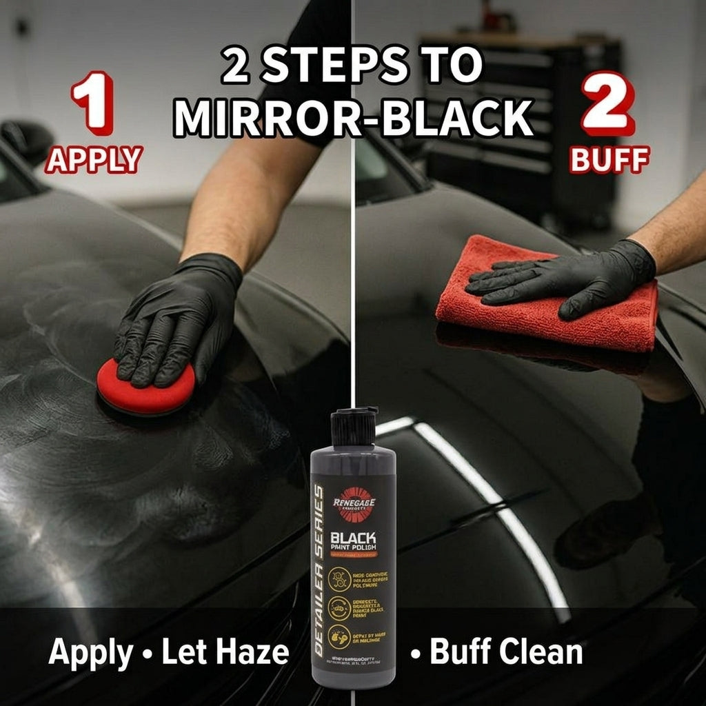 Bring Back That Deep, Mirror-Black Finish