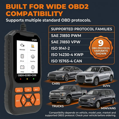 AutoSage™ Car Diagnostic Scanner