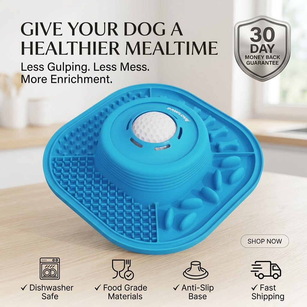 PawLove™ Dynamic Lick-Control Slow Feeder Bowl