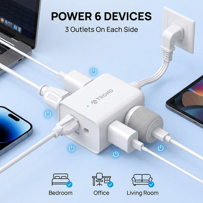 Turn One Outlet Into Power On Both Sides Of Your Room
