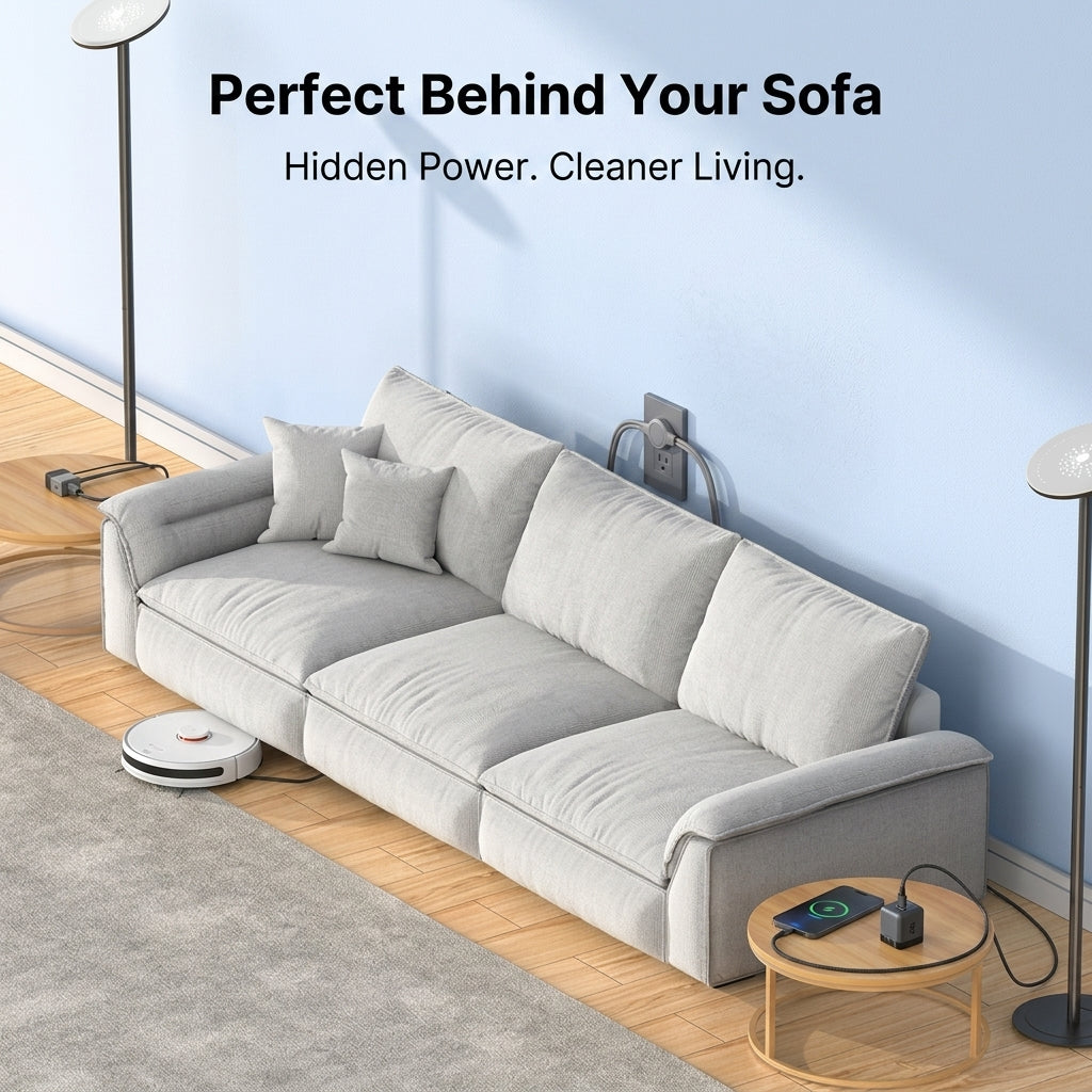 Turn One Outlet Into Power On Both Sides Of Your Room