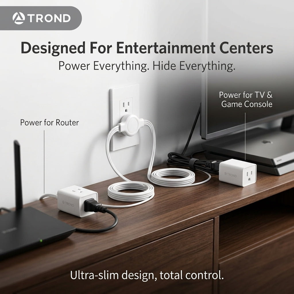 Turn One Outlet Into Power On Both Sides Of Your Room