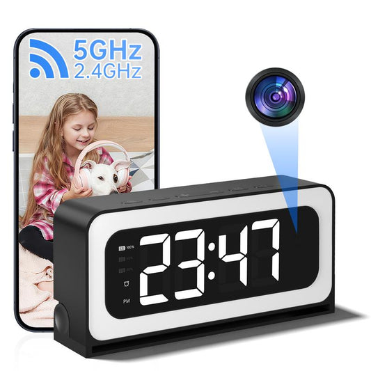 HomeHalo™ Guardian Clock Pro  Invisible Home Monitoring in Crystal-Clear 2K