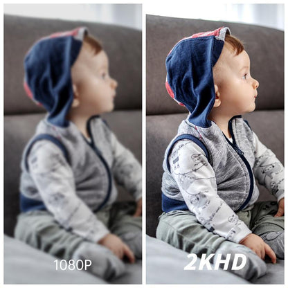 HomeHalo™ Guardian Clock Pro  Invisible Home Monitoring in Crystal-Clear 2K