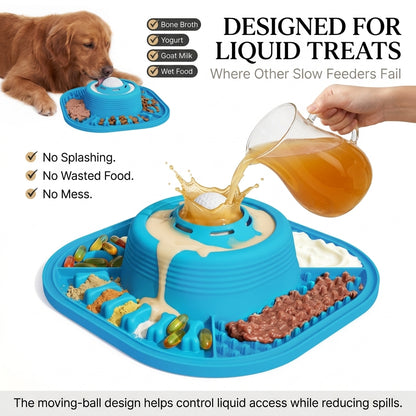 PawLove™ Dynamic Lick-Control Slow Feeder Bowl
