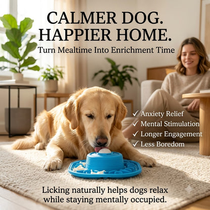 PawLove™ Dynamic Lick-Control Slow Feeder Bowl