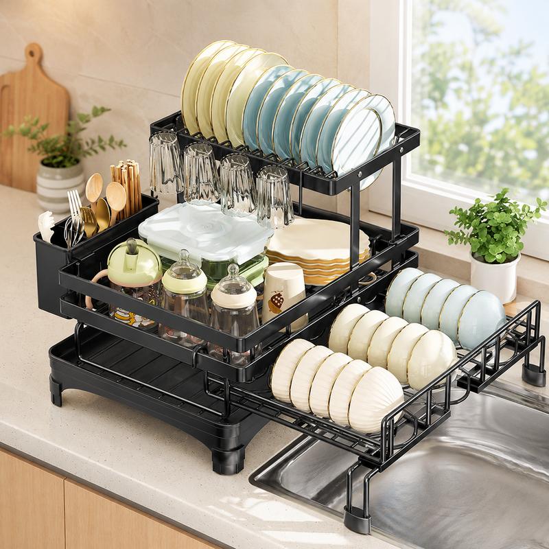 Foldable Over Sink Dish Drying Rack