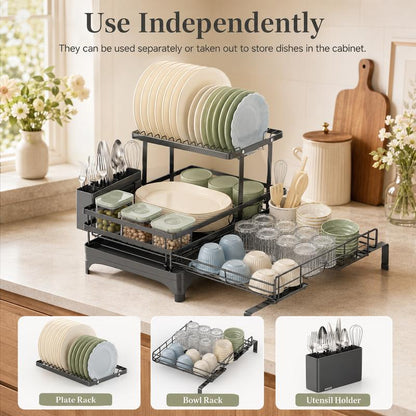 Foldable Over Sink Dish Drying Rack