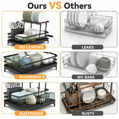 Foldable Over Sink Dish Drying Rack