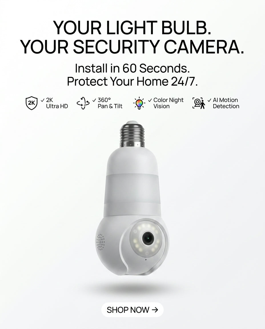 Luna Light Bulb Security Cam