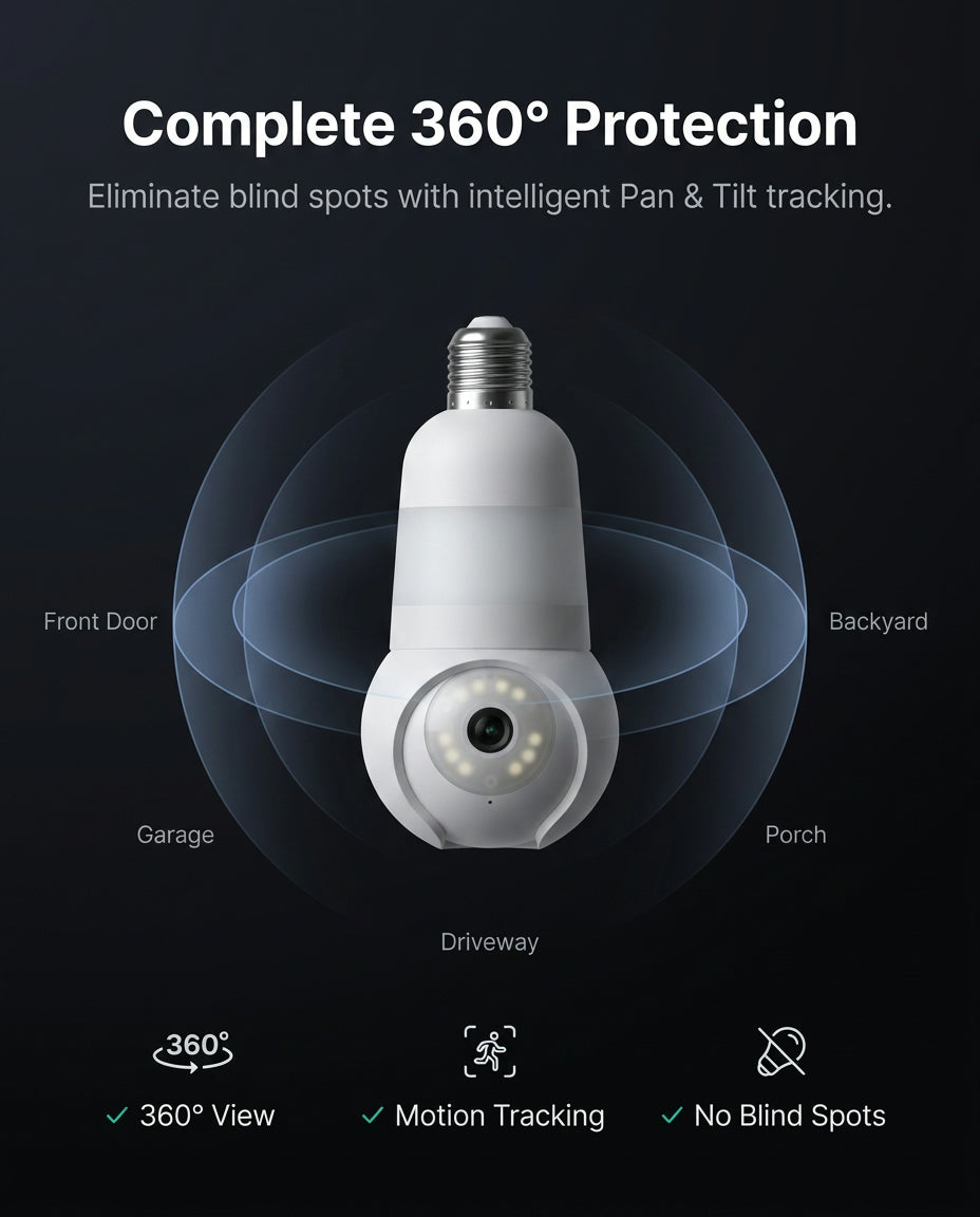 Luna Light Bulb Security Cam