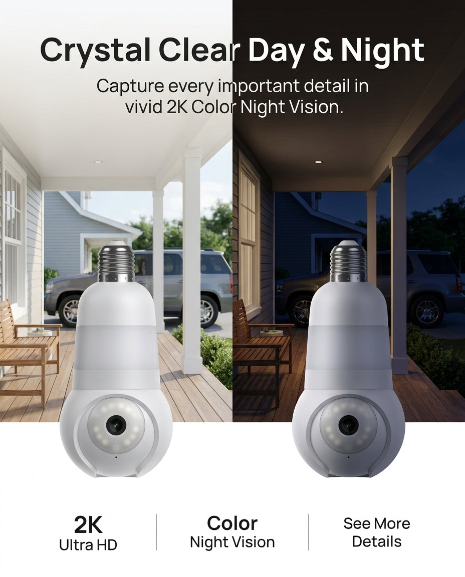 Luna Light Bulb Security Cam