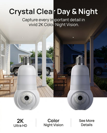 Luna Light Bulb Security Cam