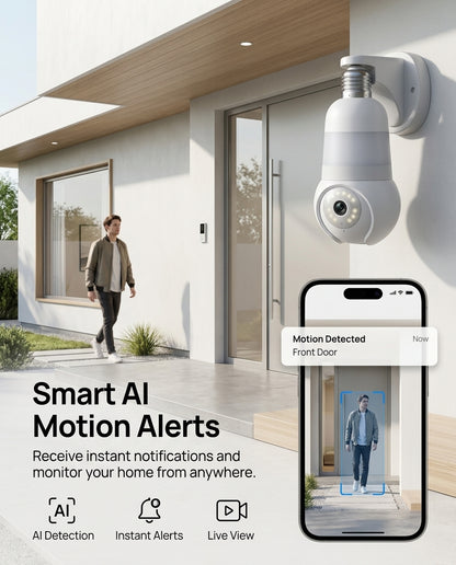 Luna Light Bulb Security Cam