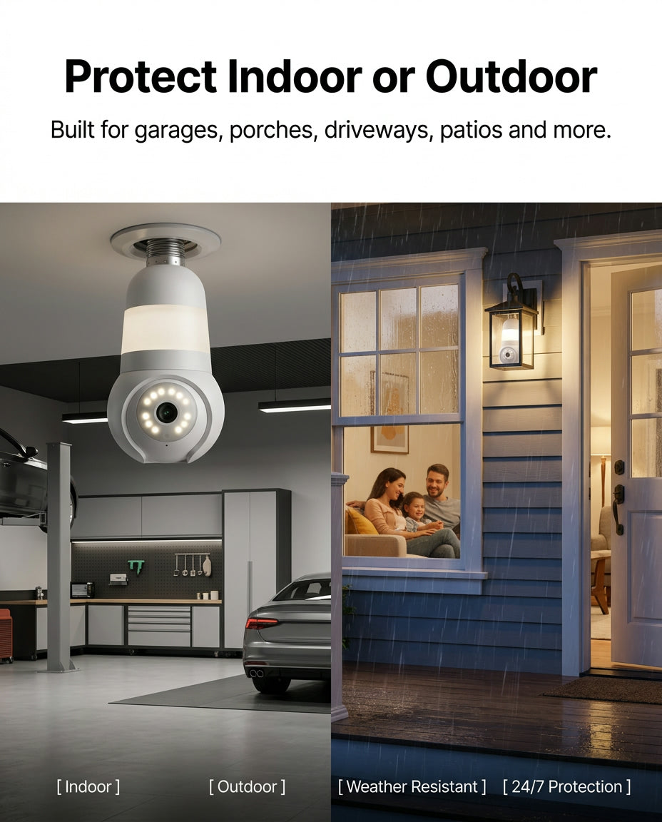 Luna Light Bulb Security Cam