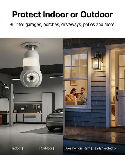 Luna Light Bulb Security Cam