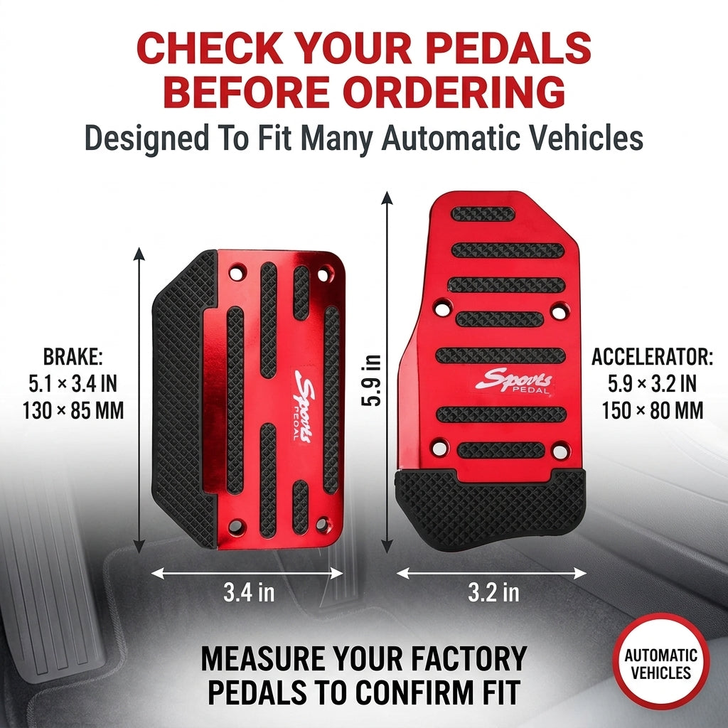 GripDrive™ Non-Slip Pedal Covers