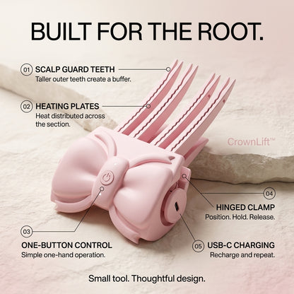 CrownLift™ Heated Root Volumizer Clip