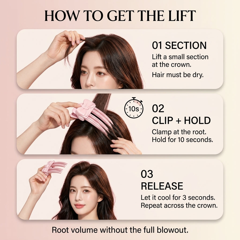 CrownLift™ Heated Root Volumizer Clip