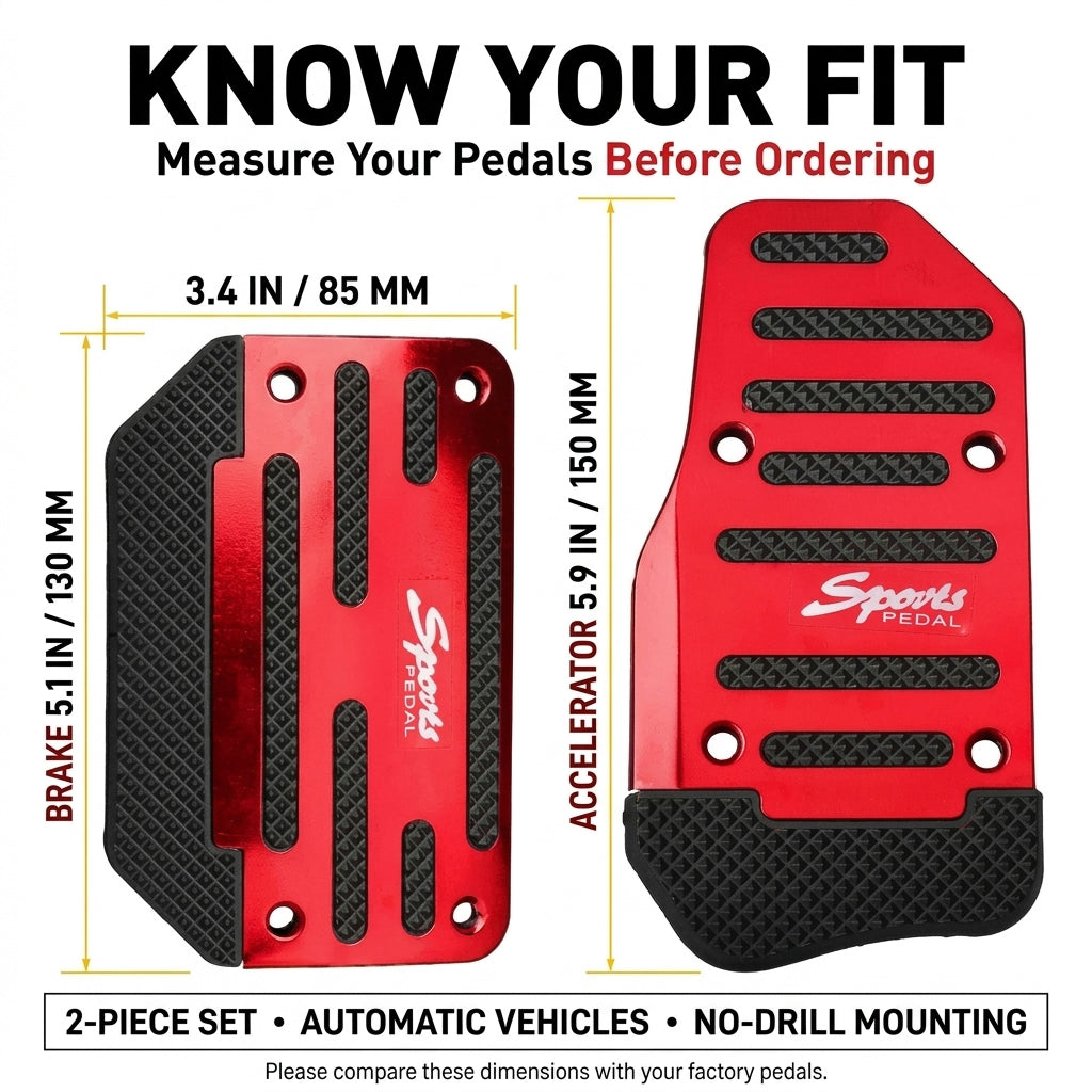 GripDrive™ Non-Slip Pedal Covers