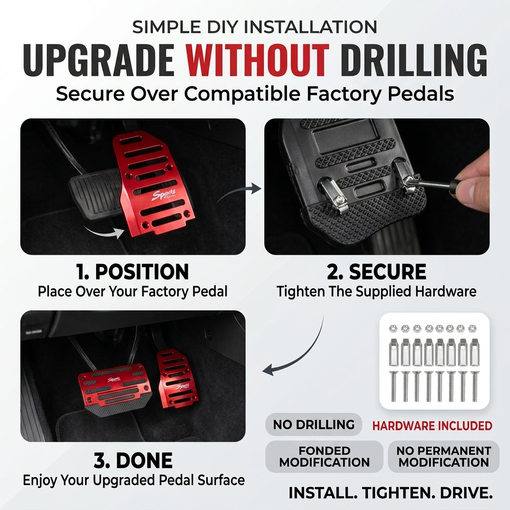 GripDrive™ Non-Slip Pedal Covers