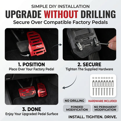 GripDrive™ Non-Slip Pedal Covers