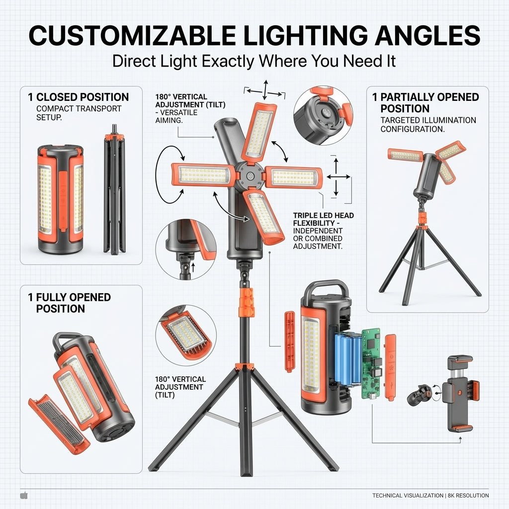 HaloStation™ Portable Lighting Station ⭐