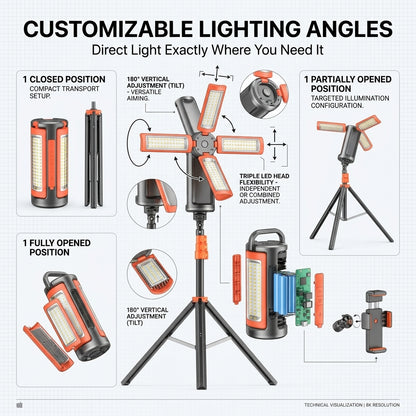 HaloStation™ Portable Lighting Station ⭐
