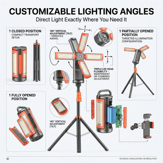 HaloStation™ Portable Lighting Station ⭐