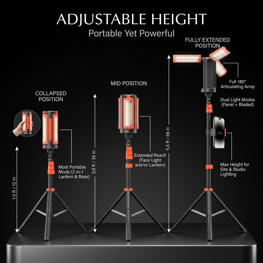 HaloStation™ Portable Lighting Station ⭐