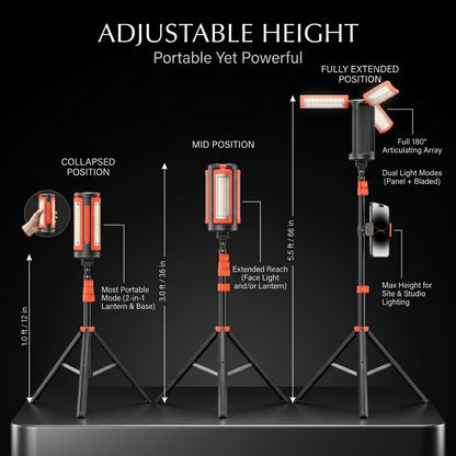 HaloStation™ Portable Lighting Station ⭐